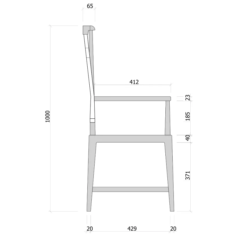 Ghế Ăn – Thiết Kế 3D